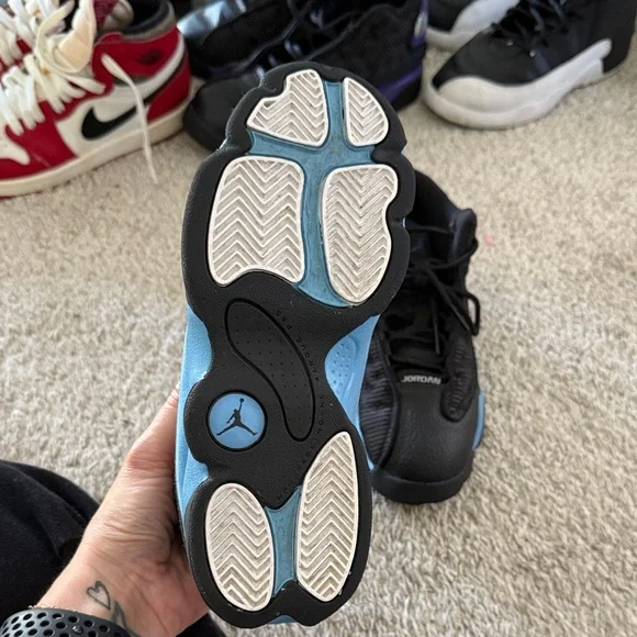 Jordan Kids Sneakers in Black and Blue - Picture 3 of 4